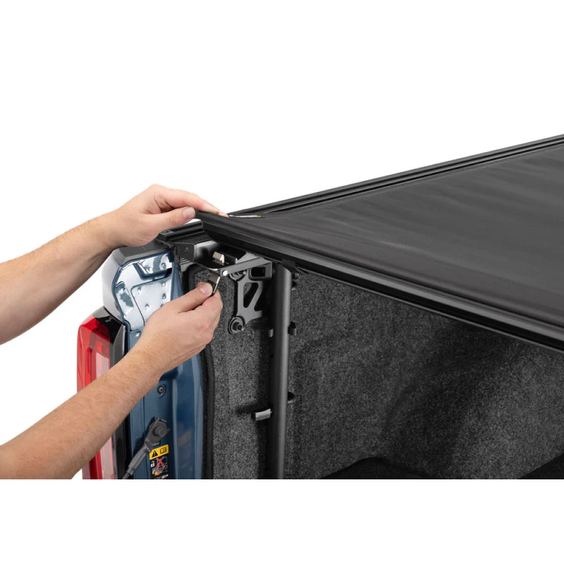 Truxedo Pro X15 TS Soft Roll-Up Tonneau Cover W/ T-Slot Rails Black Model 1270616 - Image 12