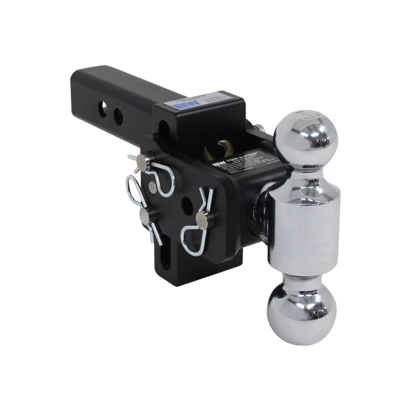 B&W Trailer Hitches Dual Ball Mount Hitches 2" Adj Ball Mount 3" Drop/3-1/2" Rise, Browning™ Model TS10033BB - Image 10