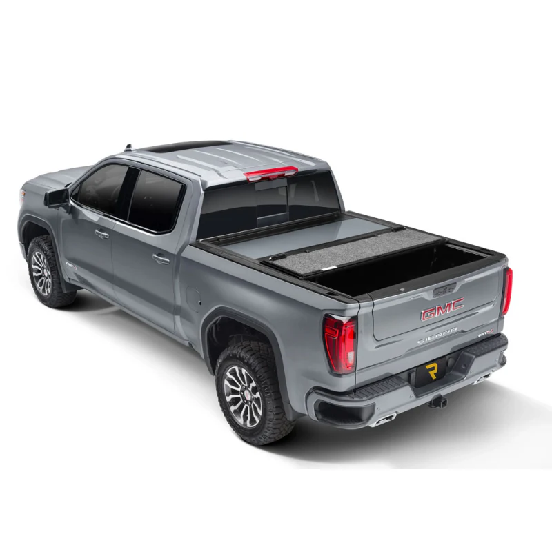 UnderCover Fusion Hard Folding 2019 (New Body Style)-2025 Chevy Silverado/GMC Sierra 1500 5' 10" Bed with or without MultiPro Tailgate - Paint Code 41 Black Model AR12022L-41 - Image 14
