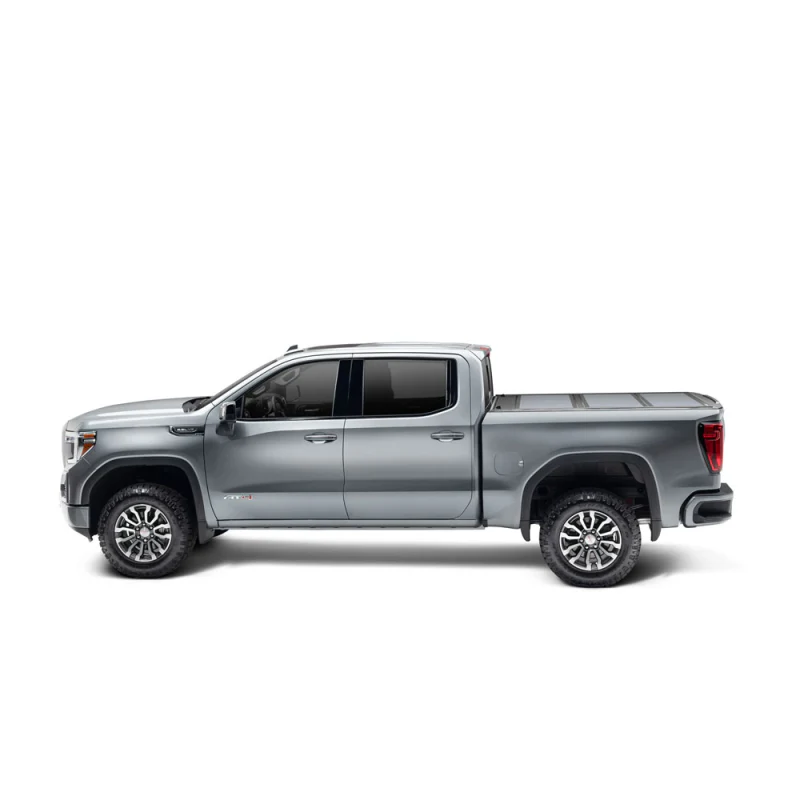 UnderCover Fusion Hard Folding 2019 (New Body Style)-2025 Chevy Silverado/GMC Sierra 1500 5' 10" Bed with or without MultiPro Tailgate - Paint Code 41 Black Model AR12022L-41 - Image 3
