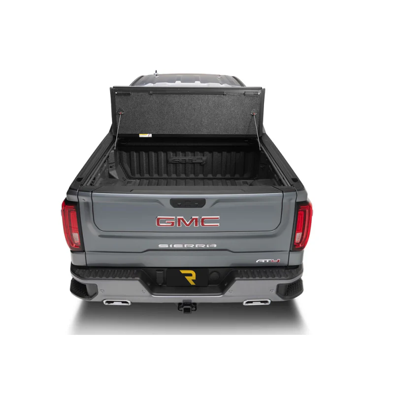 UnderCover Fusion Hard Folding 2019 (New Body Style)-2025 Chevy Silverado/GMC Sierra 1500 5' 10" Bed with or without MultiPro Tailgate - Paint Code G1W Abalone White Model AR12022L-G1W - Image 10