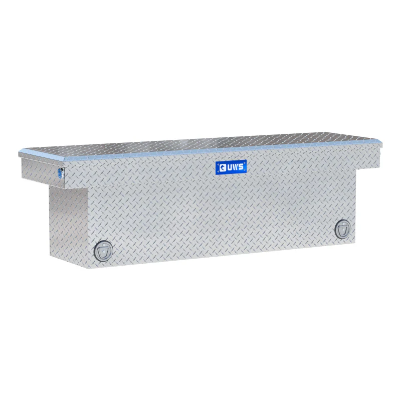 UWS 69" Bright Aluminum Deep Push Button Crossover Truck Tool Box Model TBSD-69-PB