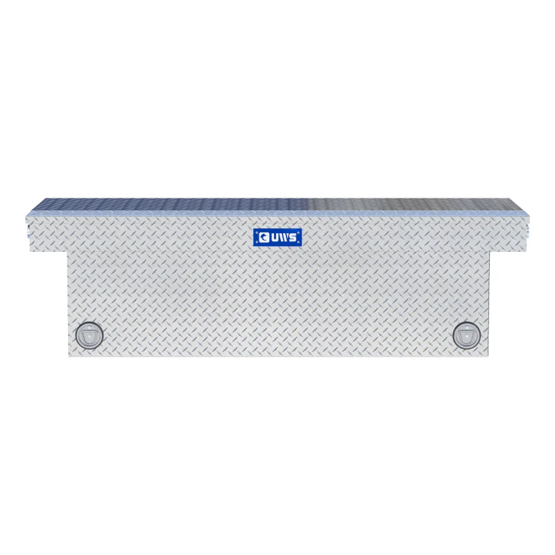 UWS 69" Bright Aluminum Deep Push Button Crossover Truck Tool Box Model TBSD-69-PB - Image 3