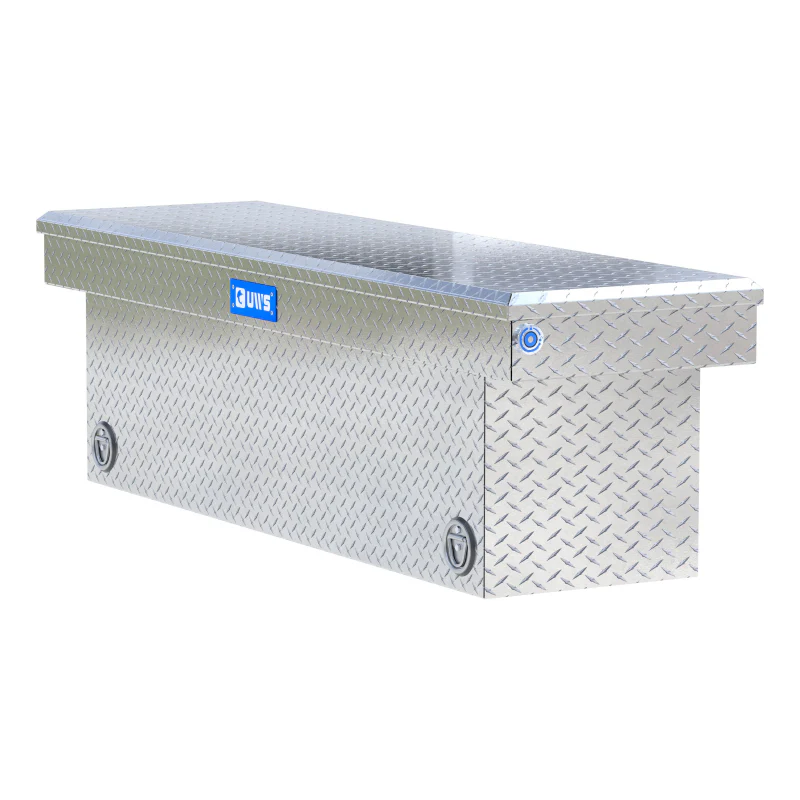 UWS 69" Bright Aluminum Deep Push Button Crossover Truck Tool Box Model TBSD-69-PB - Image 5