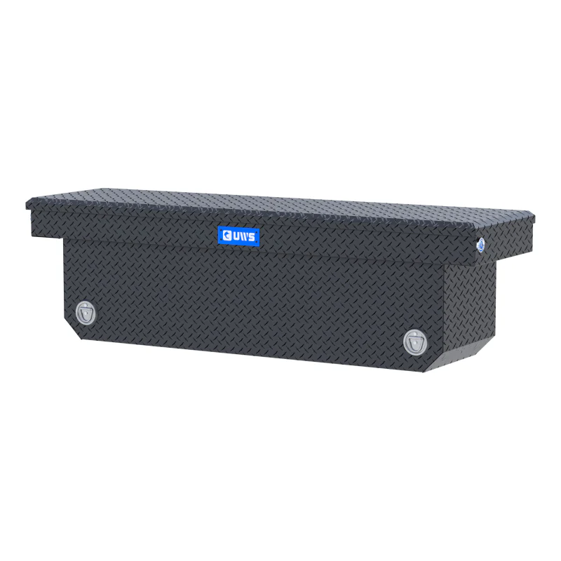 UWS 72" Matte Black Deep Angled Push Button Crossover Truck Tool Box Model TBSD-72-A-PB-MB - Image 4