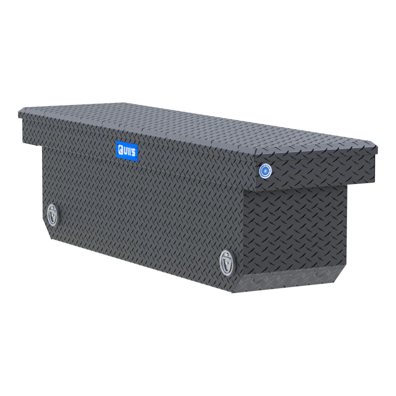 UWS 72" Matte Black Deep Angled Push Button Crossover Truck Tool Box Model TBSD-72-A-PB-MB - Image 5