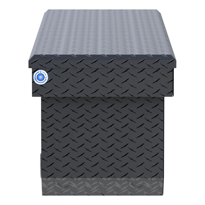 UWS 72" Matte Black Deep Angled Push Button Crossover Truck Tool Box Model TBSD-72-A-PB-MB - Image 6