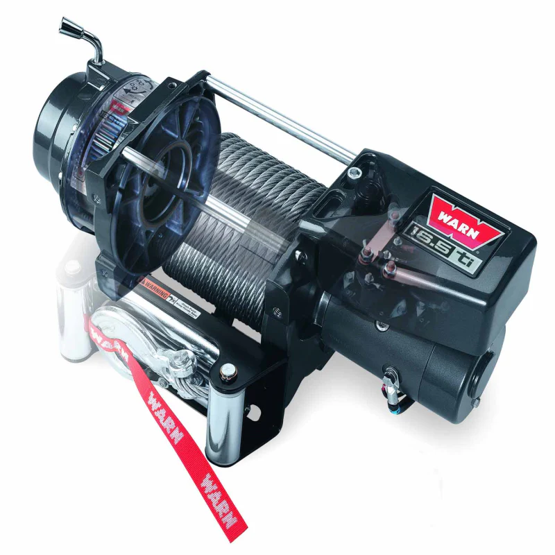 Warn 16.5TI Heavyweight Winch, Pull Capacity 16,500 lb, 90 Feet Steel Rope Model 68801 - Image 2