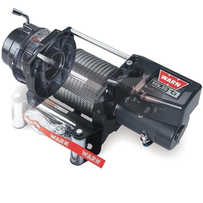 Warn 16.5TI Heavyweight Winch, Pull Capacity 16,500 lb, 90 Feet Steel Rope Model 68801 - Image 3