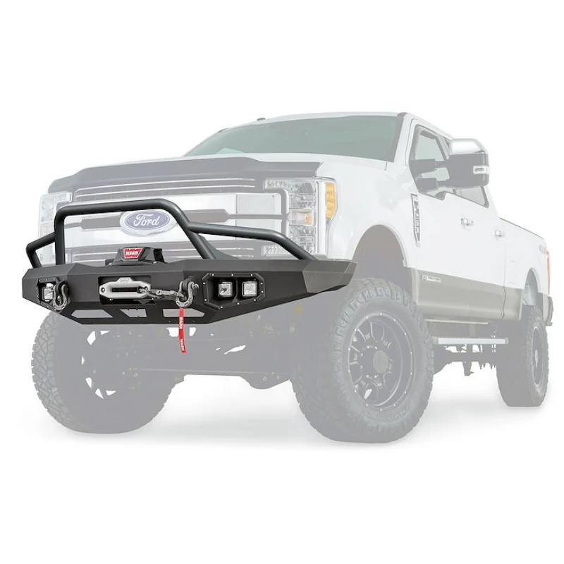 Warn Ascent Bumper with Prerunner Guard For Select Ford Super Duty Model 110695 - Image 2