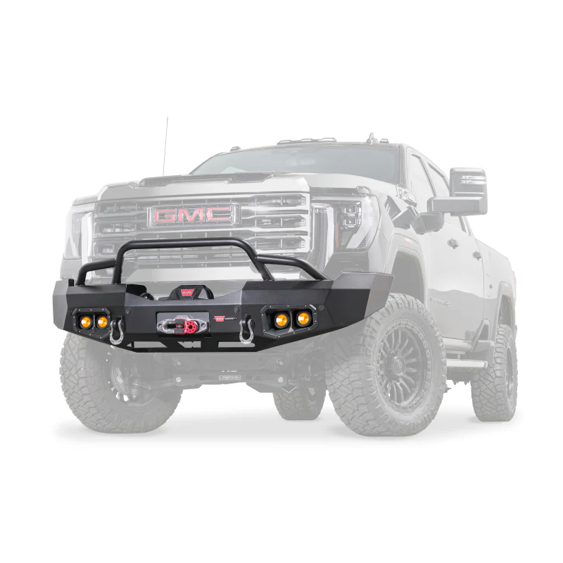 Warn Ascent HD Bumper For Select GMC 2500/3500 with Prerunner Guard Model 111075 - Image 2