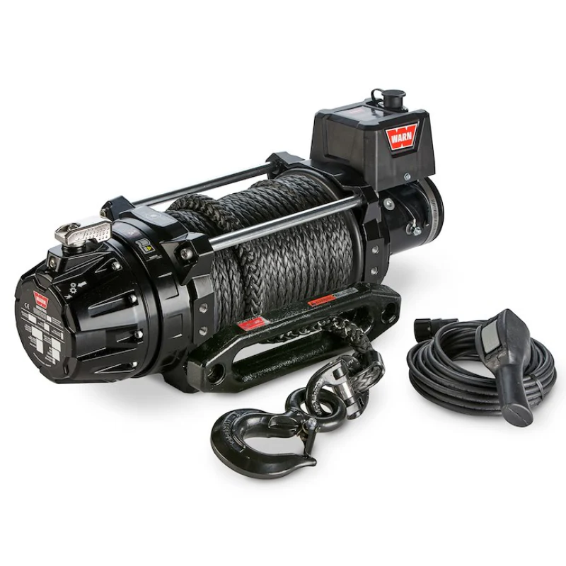 Warn G2 Series Winch Pull Capacity 9000 Pounds 7/16 Inch x 100 Ft Of Spydura Rope With 10 Inch Synthetic Drum Model 104909 - Image 2