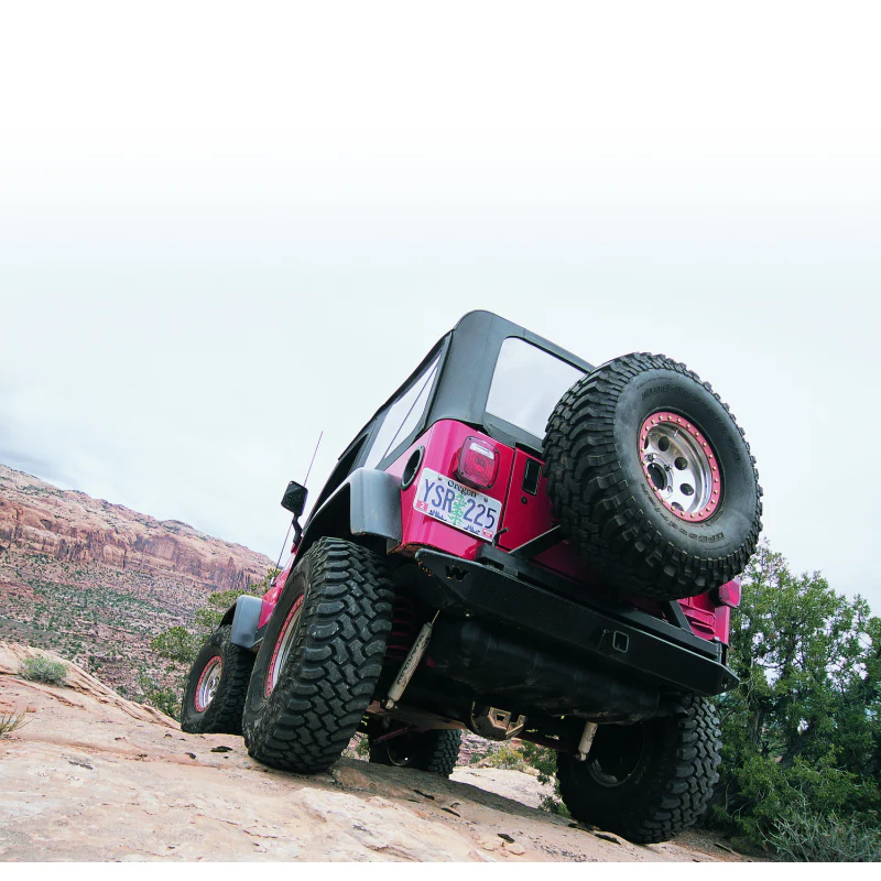 Warn Rock Crawler Stubby Front Bumper for Jeep TJ Model 87700 - Image 2