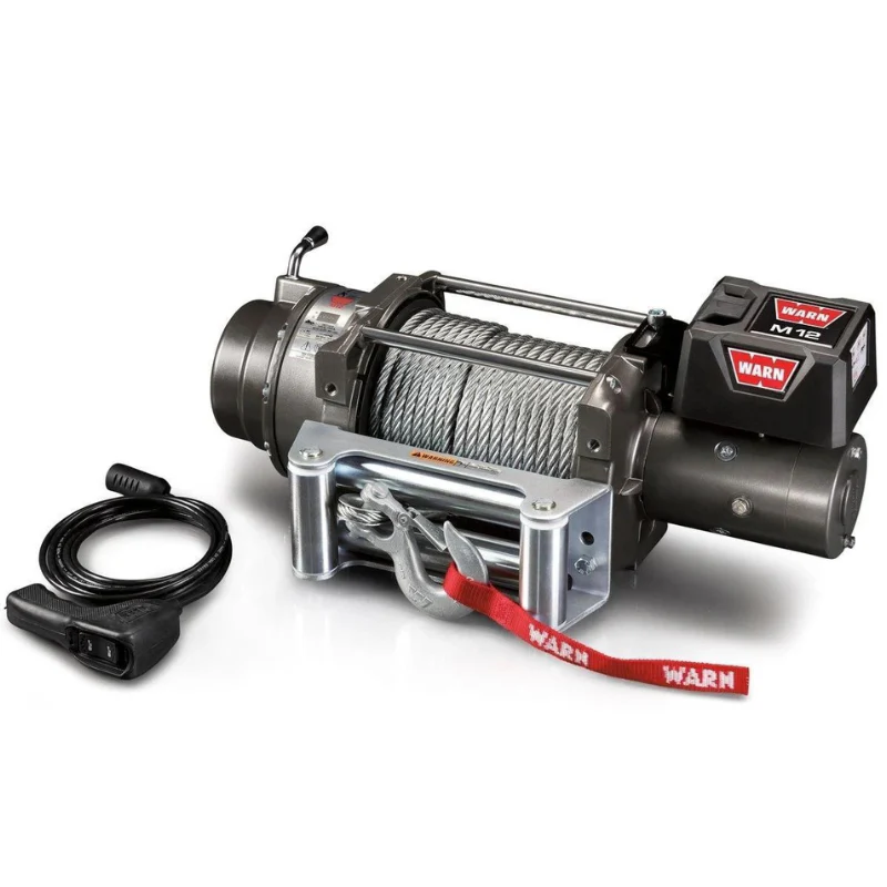 Warn M12 12V Heavyweight Winch With 125 Feet Steel Rope Model 17801 - Image 2