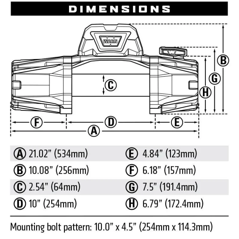 Warn VR EVO 12 Winch Steel Rope Model 103254 - Image 5