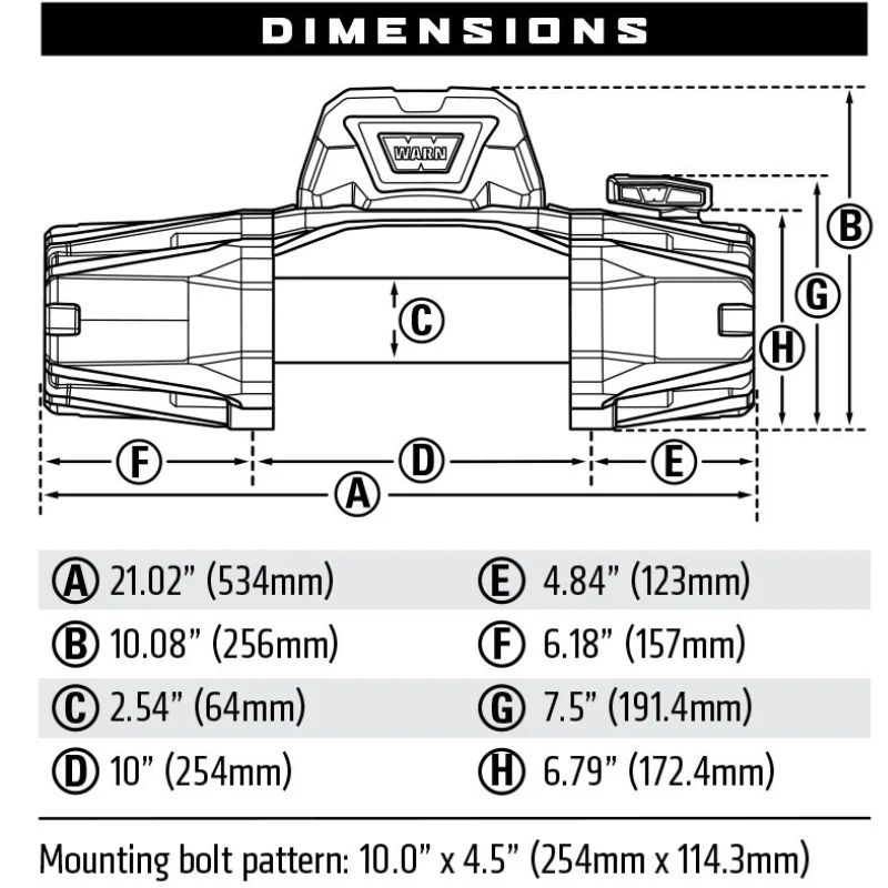 Warn VR EVO 12-S Winch Synthetic Rope Model 103255 - Image 5