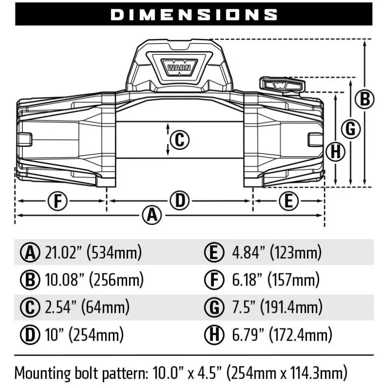 Warn VR EVO 8-S Winch Synthetic Rope Model 103251 - Image 4