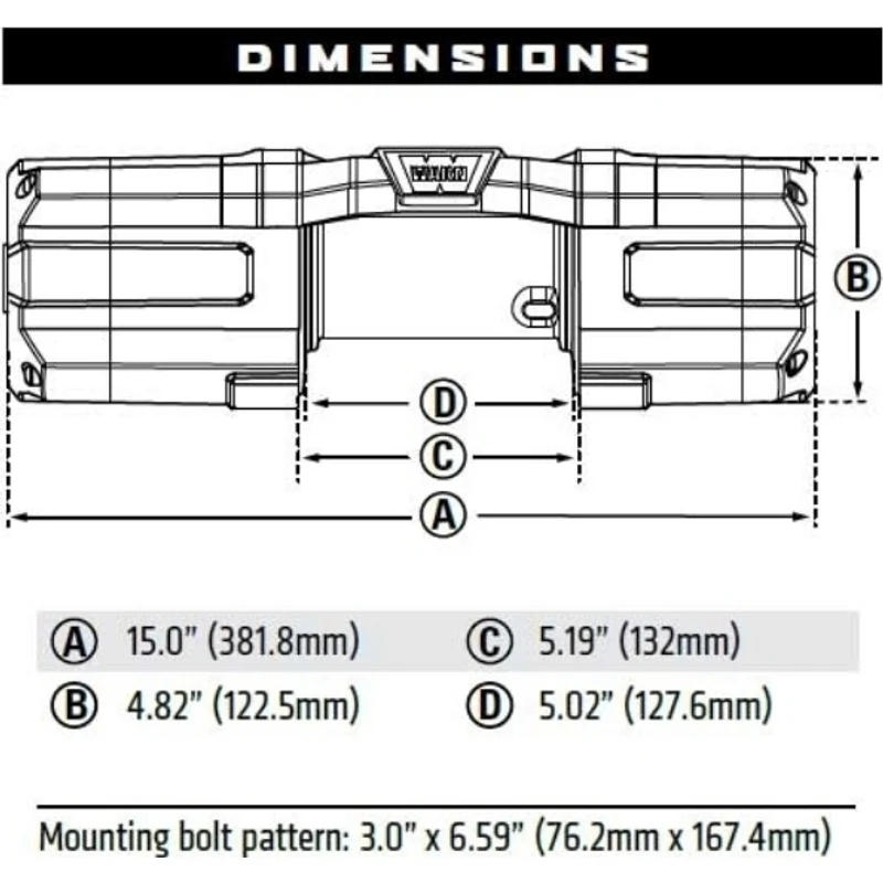 Warn Axon 45 Steel Rope Winch Model 101145 - Image 4