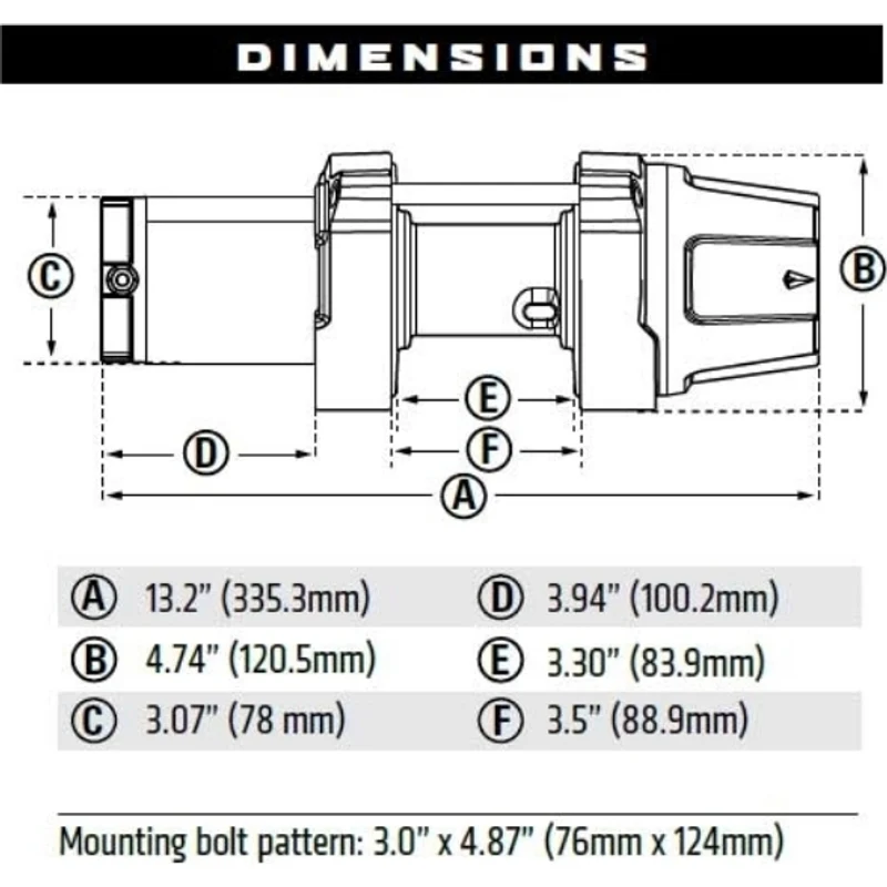 Warn VRX 25 Steel Rope Winch Model 101025 - Image 5