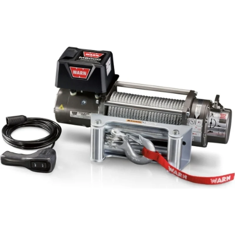 Warn M8 (M8000) Winch With 100 Feet Steel Rope Model 26502 - Image 2