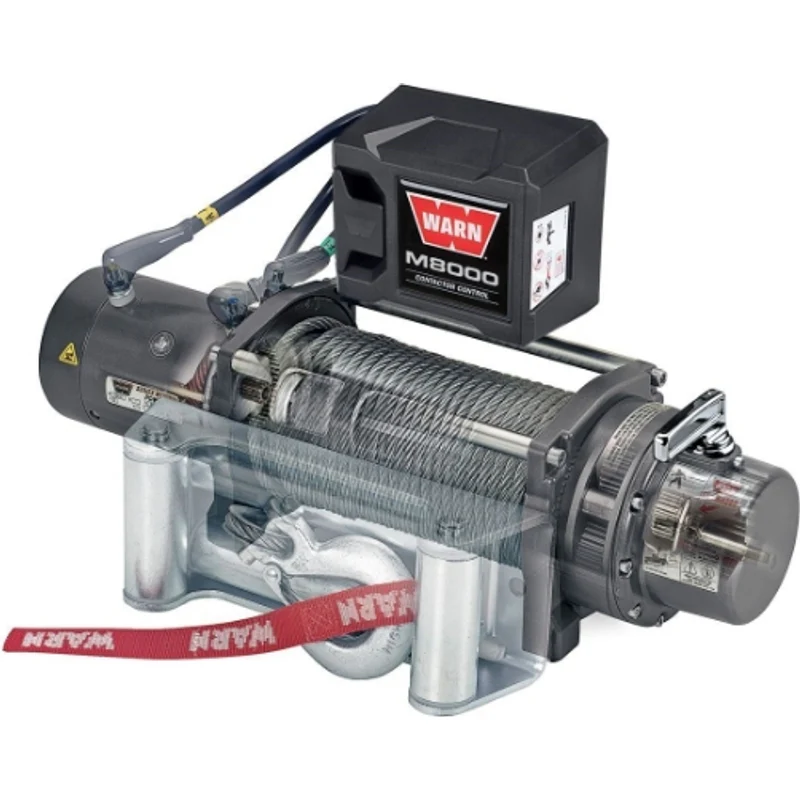 Warn M8 (M8000) Winch With 100 Feet Steel Rope Model 26502 - Image 3