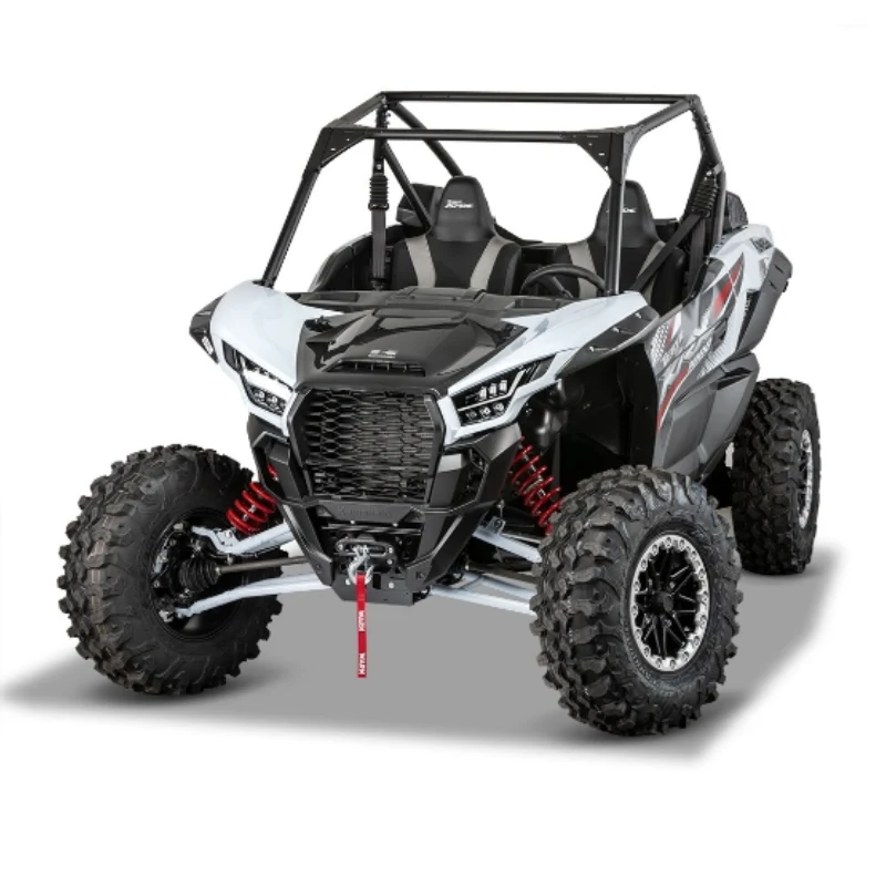 Warn Winch Mount For 2020-22 Kawaski Teryx KRX 1000 Steel Powder Coated Black Model 102102 - Image 2