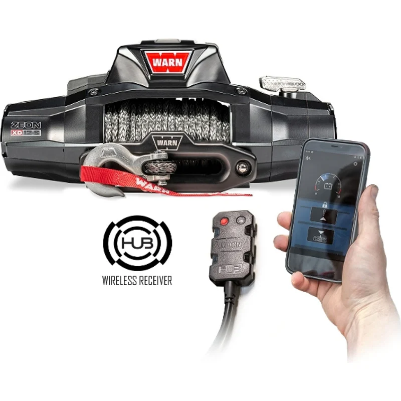 Warn Zeon XD 12-S Pull Capacity 12,000 lb, With 80' Of 3/8' Spydura Pro Synthetic Rope Model 110012 - Image 4