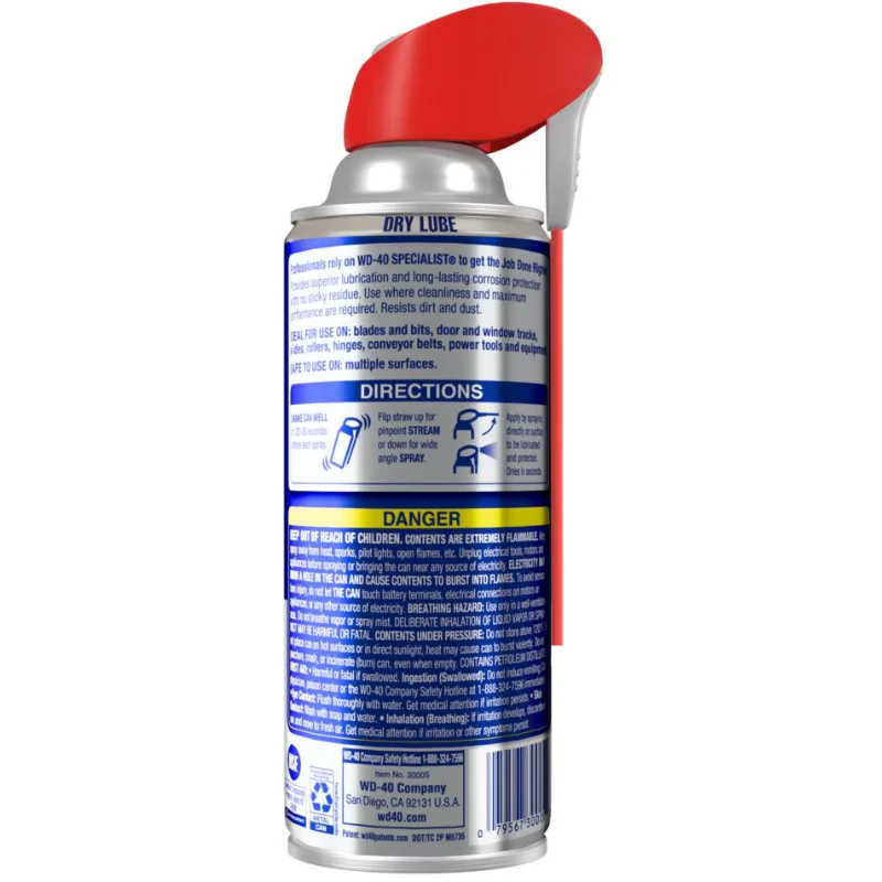 WD-40 Specialist Dry Lube 10Oz Model 300059 - Image 2