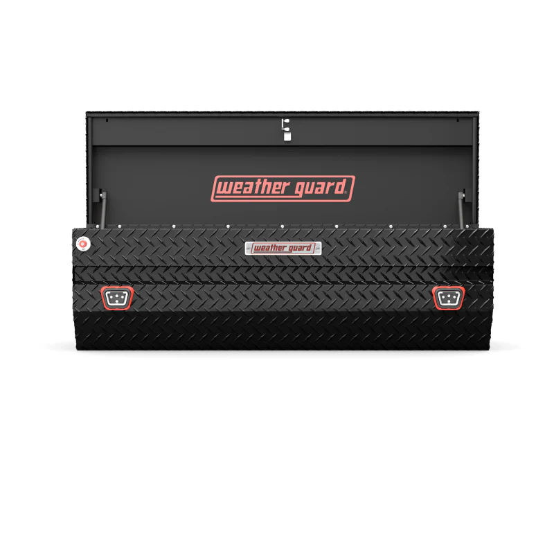 Weather Guard Chest Tool Box Gloss Black Aluminum 58X20X19 Model 634-5-04 - Image 3