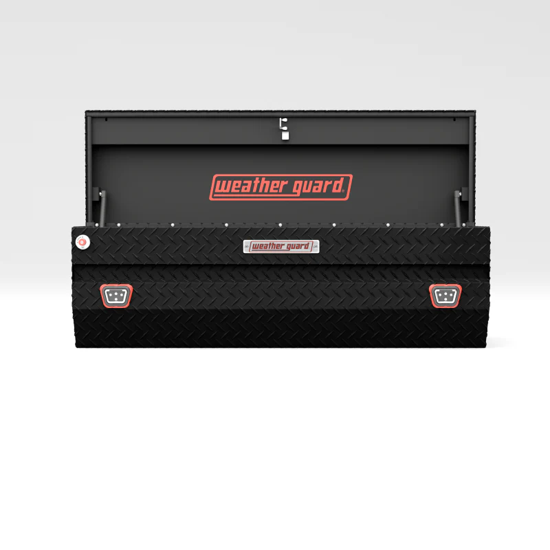 Weather Guard Chest Tool Box Textured Matte Black Aluminum 58X20X19 Model 634-52-04 - Image 3