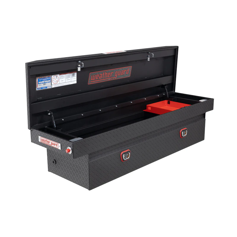 Weather Guard Crossover Tool Box Matte Black Aluminum Extra Wide Model 117-52-04 - Image 6