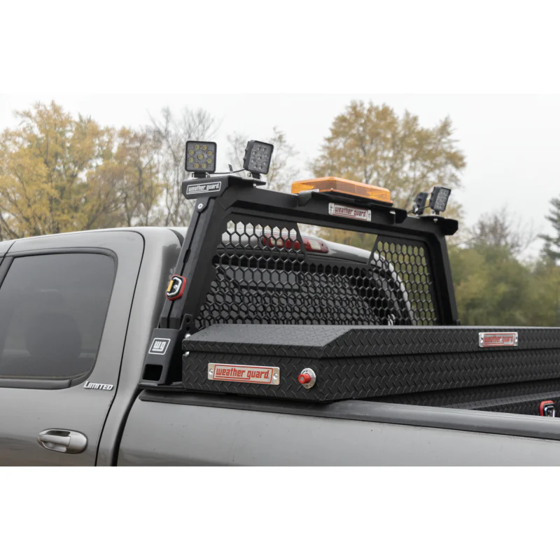 Weather Guard Hex Headache Rack Black Aluminum Model 11906-52-01 - Image 6