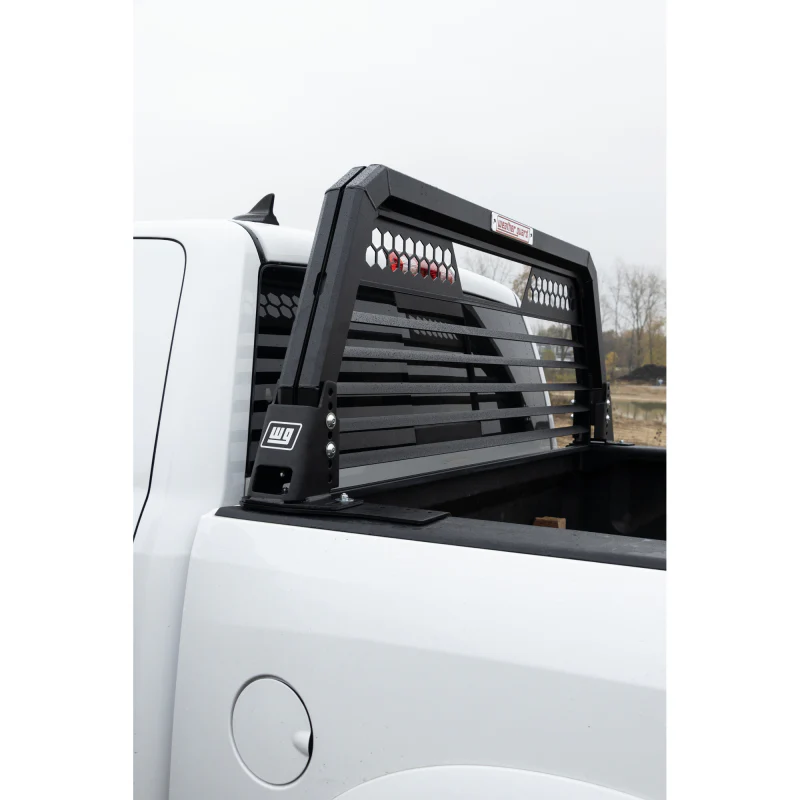 Weather Guard Louvered Headache Rack Black Aluminum Model 11904-52-01 - Image 12