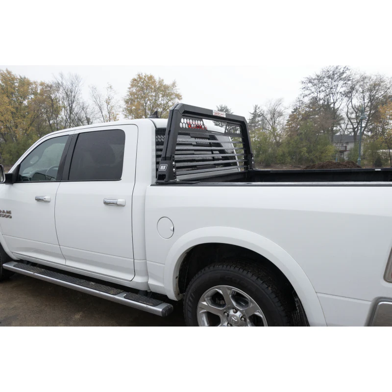 Weather Guard Louvered Headache Rack Black Aluminum Model 11904-52-01 - Image 9
