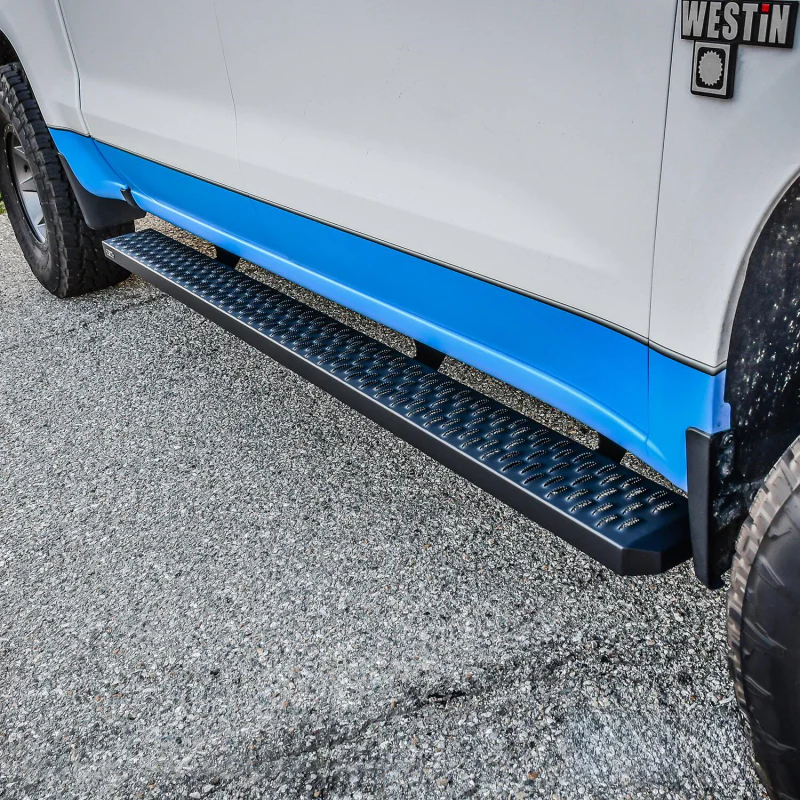 Westin Grate Running Boards Textured Black 90'' Model 27-74745 - Image 5