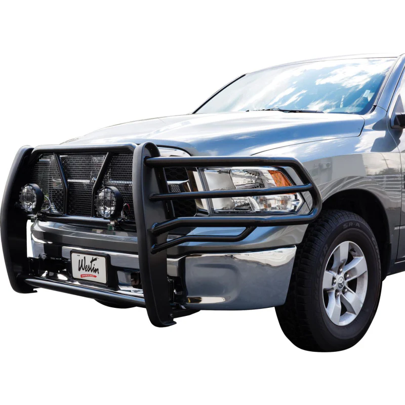 Westin HDX 1-Piece Grille Guard Black Model 57-3555 - Image 4