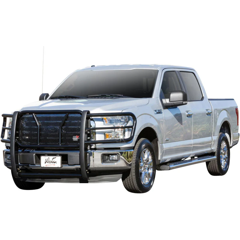 Westin HDX 1-Piece Grille Guard Black Model 57-3835 - Image 4