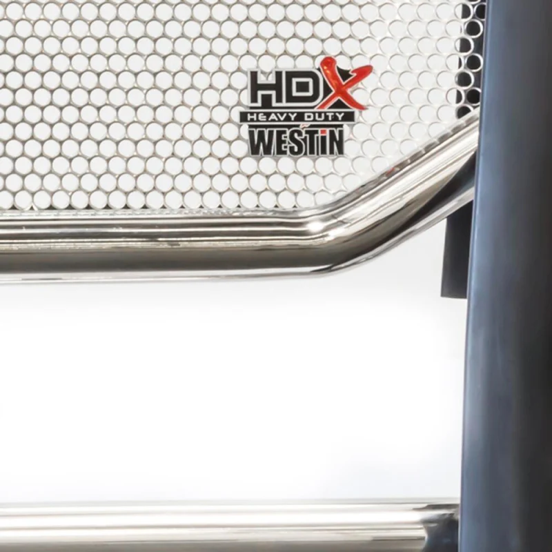 Westin HDX 1-Piece Grille Guard Polished Stainless Steel Model 57-3680 - Image 4