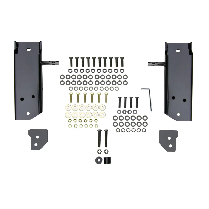 Westin HDX 1-Piece Winch Mount Grille Guard Black Steel Model 57-92375 - Image 4