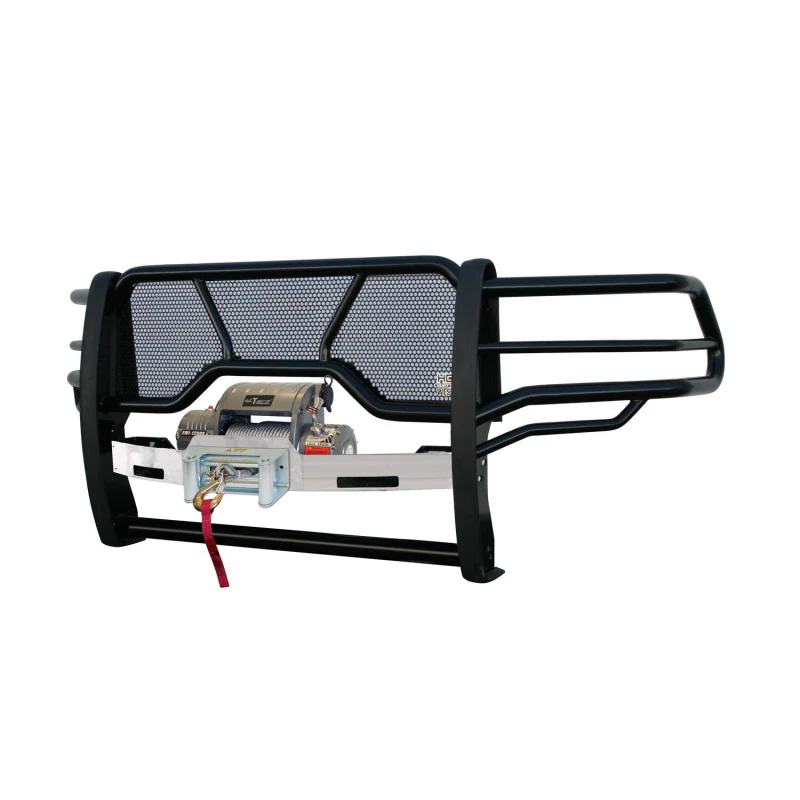 Westin HDX 1-Piece Winch Mount Grille Guard Black Steel Model 57-93555 - Image 3