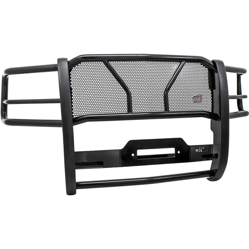 Westin HDX 1-Piece Winch Mount Grille Guard Black Steel Model 57-93875 - Image 2