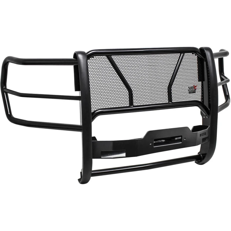 Westin HDX 1-Piece Winch Mount Grille Guard Black Steel Model 57-93905 - Image 2