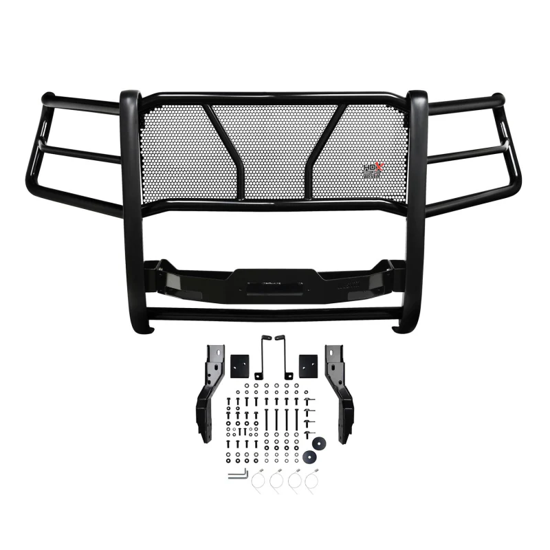 Westin HDX 1-Piece Winch Mount Grille Guard Black Steel Model 57-93955 - Image 8