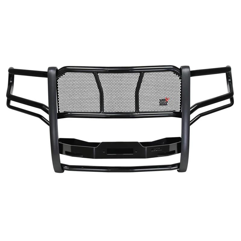 Westin HDX 1-Piece Winch Mount Grille Guard Black Steel Model 57-93975 - Image 2