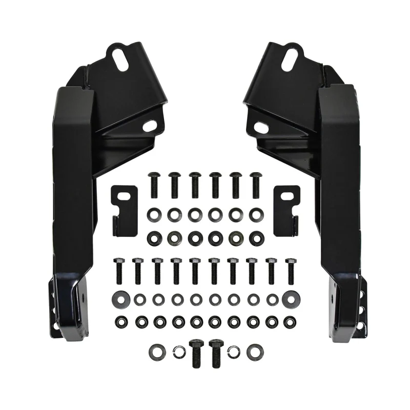 Westin HDX 1-Piece Winch Mount Grille Guard Black Steel Model 57-93975 - Image 3