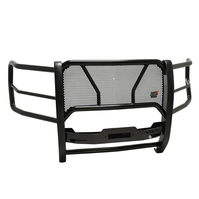 Westin HDX 1-Piece Winch Mount Grille Guard Black Steel Model 57-94015 - Image 2