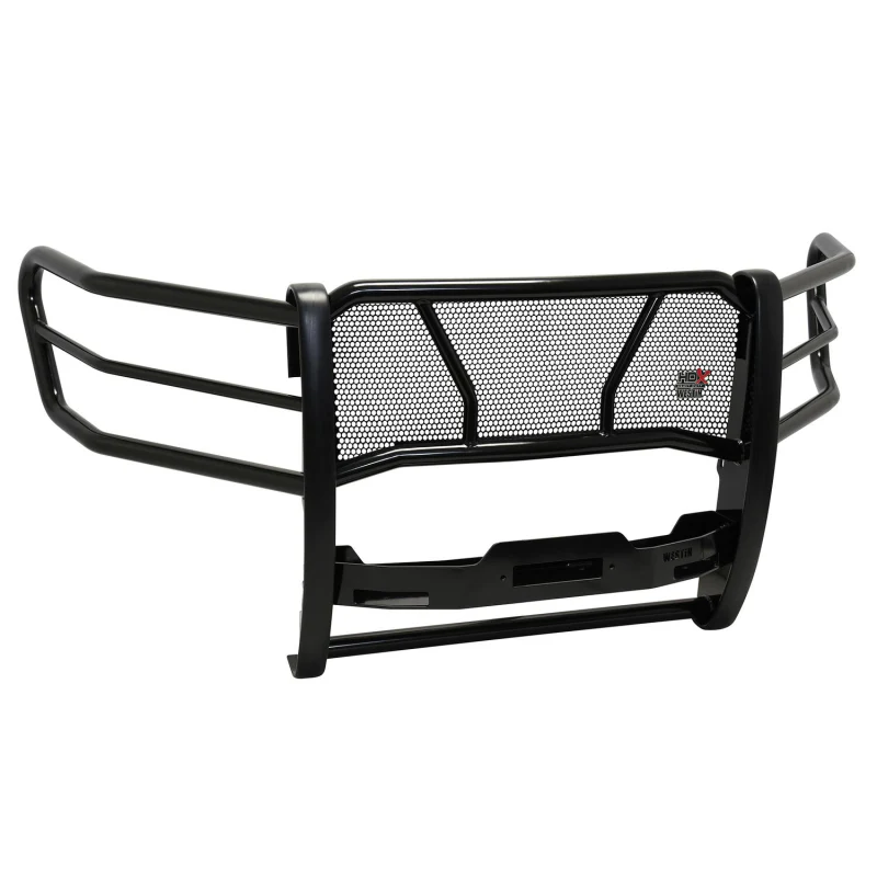 Westin HDX 1-Piece Winch Mount Grille Guard Black Steel Model 57-94065 - Image 2