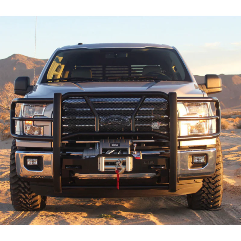 Westin HDX 3-Piece Winch Mount Grille Guard Black Model 57-923705 - Image 3
