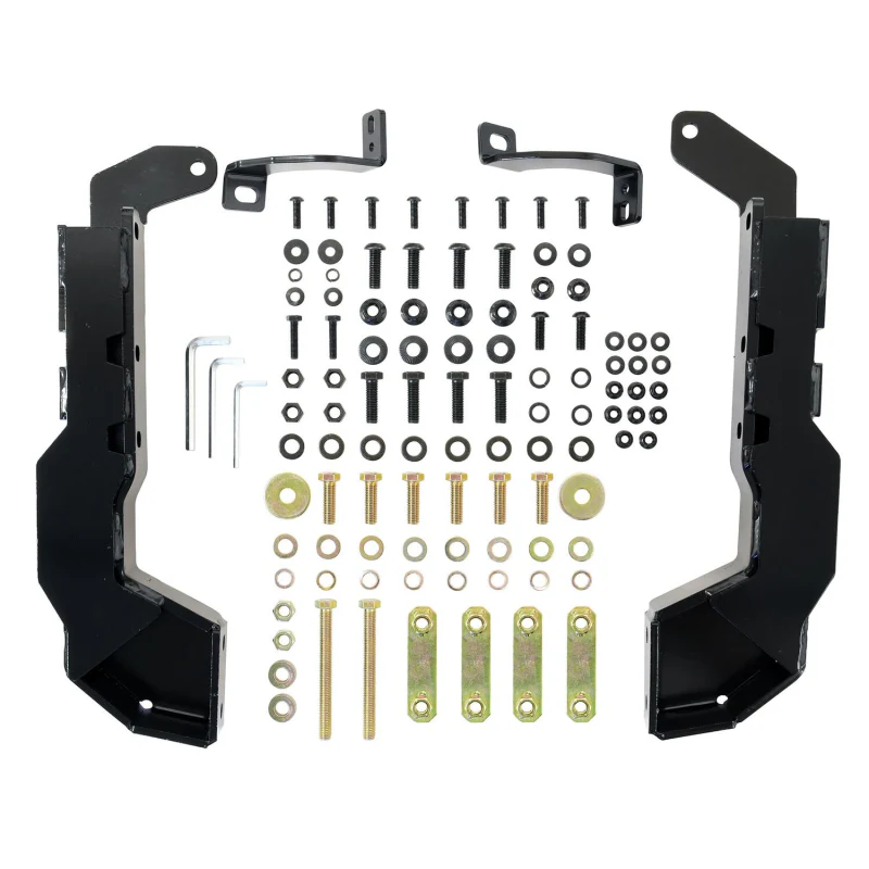 Westin HDX 3-Piece Winch Mount Grille Guard Black Model 57-924065 - Image 8