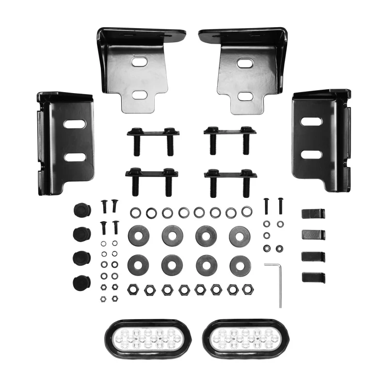 Westin HDX Bandit Rear Bumper Steel Black Model 58-341105 - Image 9